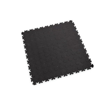 ПВХ плитка Fortelock Eco 2040 монета е (эко-чёрный)