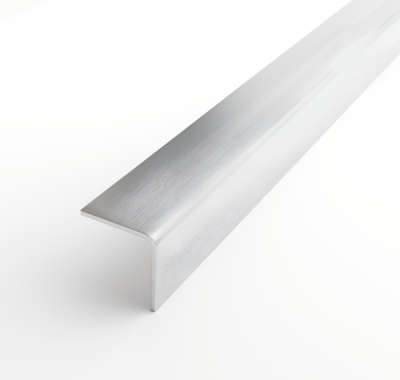 Профиль угловой наружный ПУ 50 (2700, 001, Сатинированная нержавеющая сталь, AISI 430)