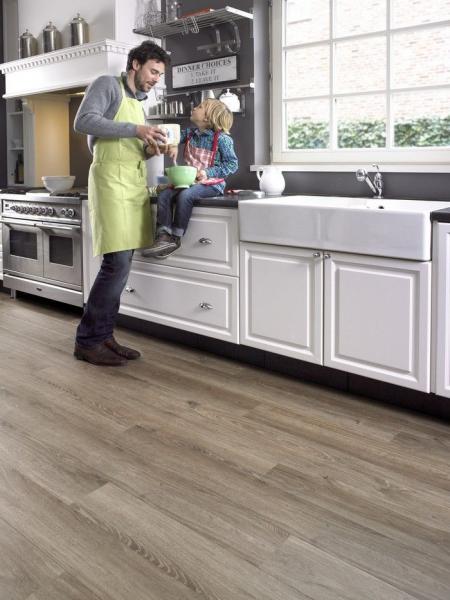 Ламинат Loc Floor 074 Дуб Английский темно-серый  (1200*190*8мм) (1уп.=7шт)