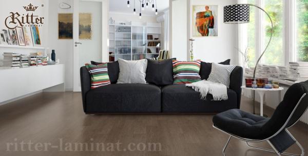 Ламинат Ritter Людовик  Дуб Мокка (1295*192*8,4) (в уп.-8шт.=1,989м2)