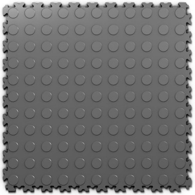 Модульная плитка Fortelock Light ПВХ 2080 монета (Графит)