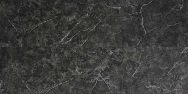 Замковая ПВХ плитка KLB Luxury Vinyl 780084 Мрамор Чёрный(304.8мм х 609,6ммх3,2мм) (упак 2,973м2)