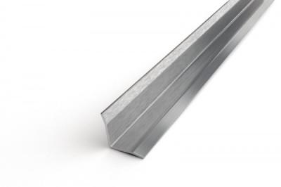 Профиль угловой внутренний УП 17-1 (2700, 001, Сатинированная нержавеющая сталь, AISI 430)