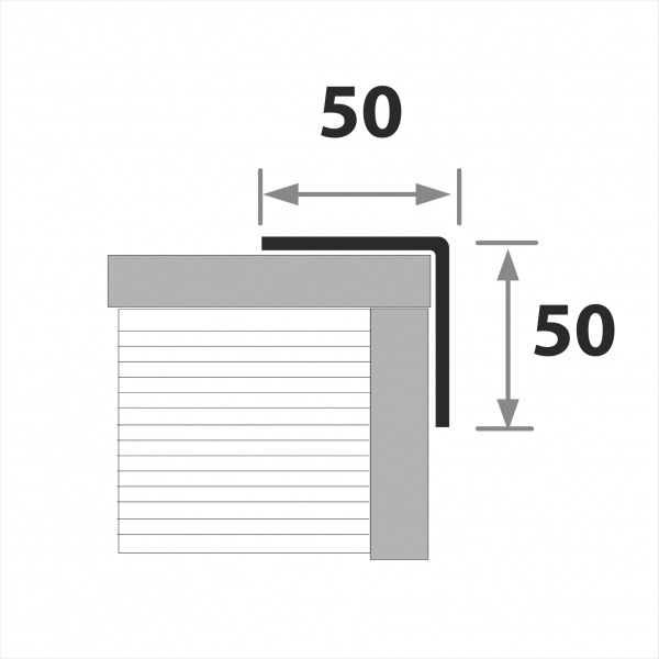 Профиль угловой наружный ПУ 50