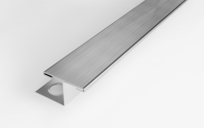 Профиль Т-образный под плитку ПК 15-8 (2700, 001, Сатинированная нержавеющая сталь, AISI 430)