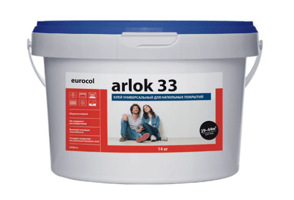 Клей универсальный Arlok 33 (14кг) для напольных покрытий