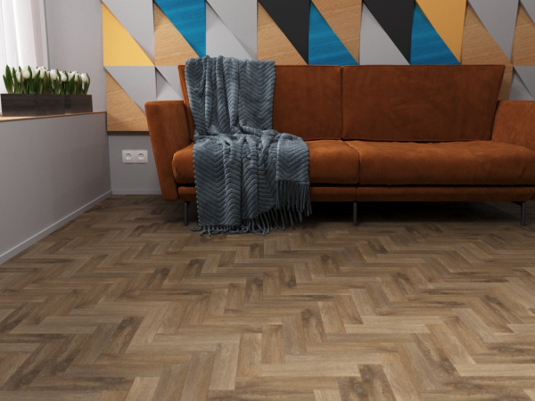 Кварц-виниловая плитка Fine Floor Rich Short Plank Дуб Лувр FF-004 1 фото