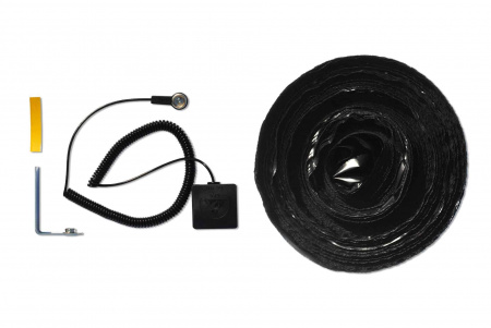 ПВХ Fortelock ESD плитка 2020 скин (тех) (ESD графит)