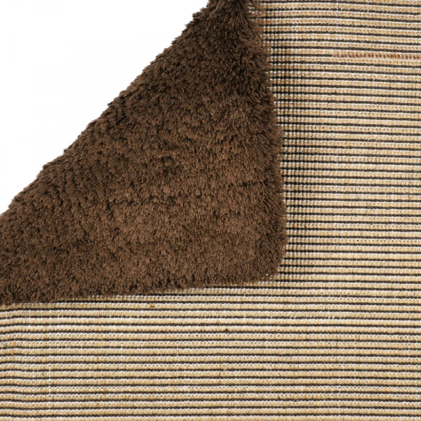 Ковролин Oz Caplan Gold Shaggy 01800A_ D_Brown ширина 4м 4