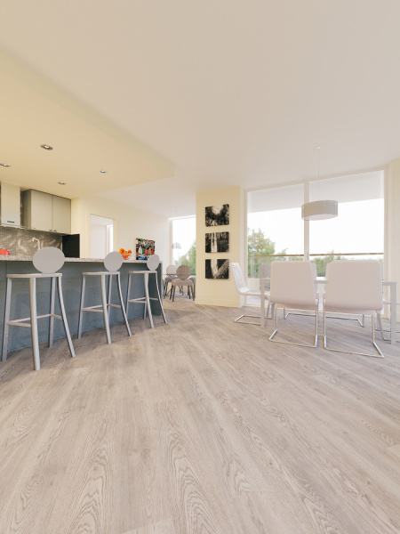 Кварц-виниловая плитка FineFloor Light Дуб Норвик FF-1340 3 фото