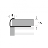 Профиль для плитки наружный ПК 13-15